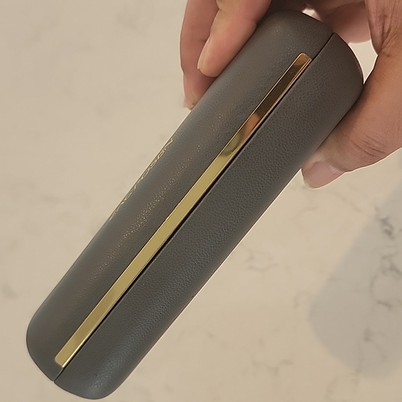 Zac Posen logo grey and gold eyeglasses Sunglasses case - Picture 4 of 7